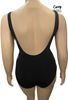 Picture of PLUS SIZE BLACK TUMMY CONTROL SWIM SUIT